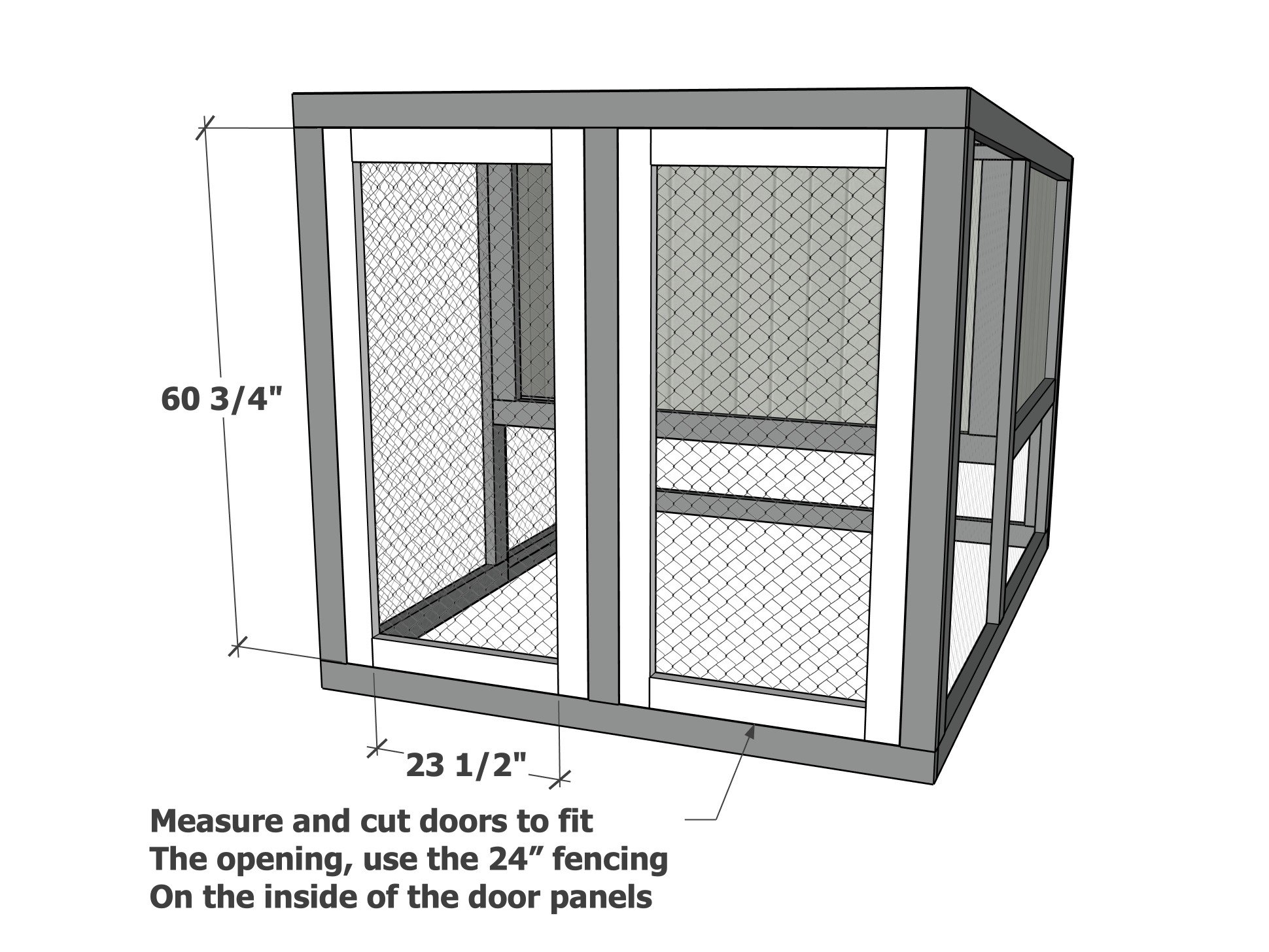 Double Wide Modern Chicken Coop Ana White